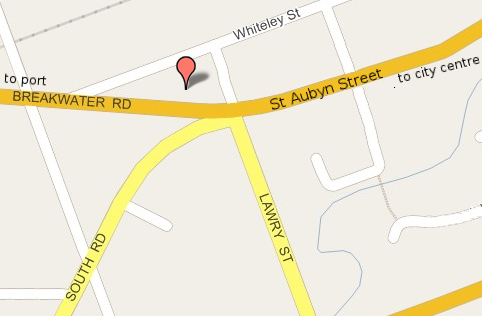 map showing location of rooms